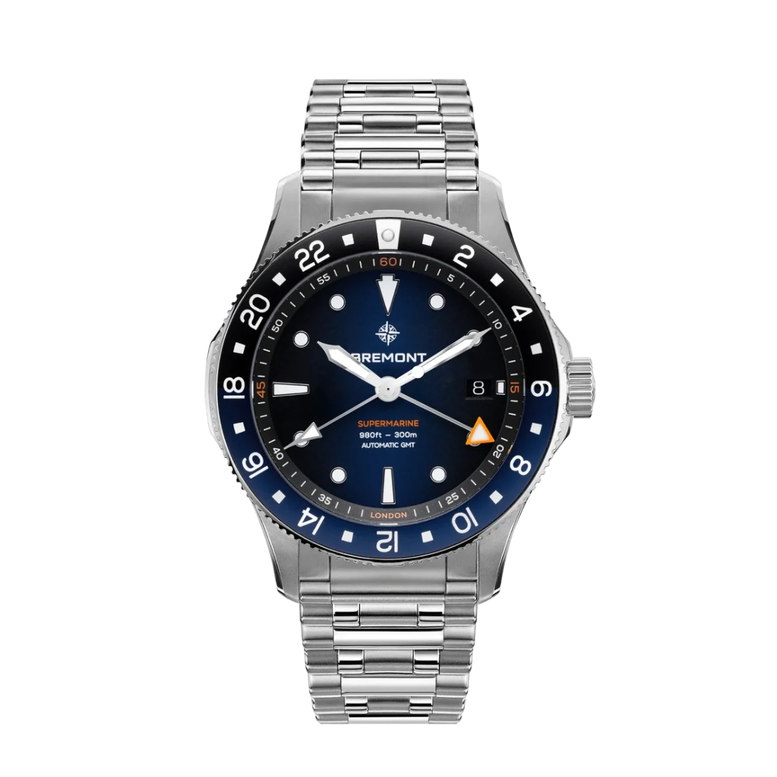 Bremont Supermarine 300m GMT Glacier Blue