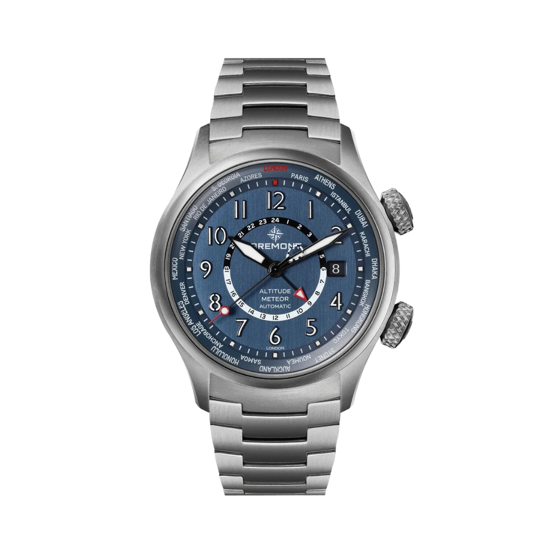 Bremont Altitude MB Meteor Time Zones Blue