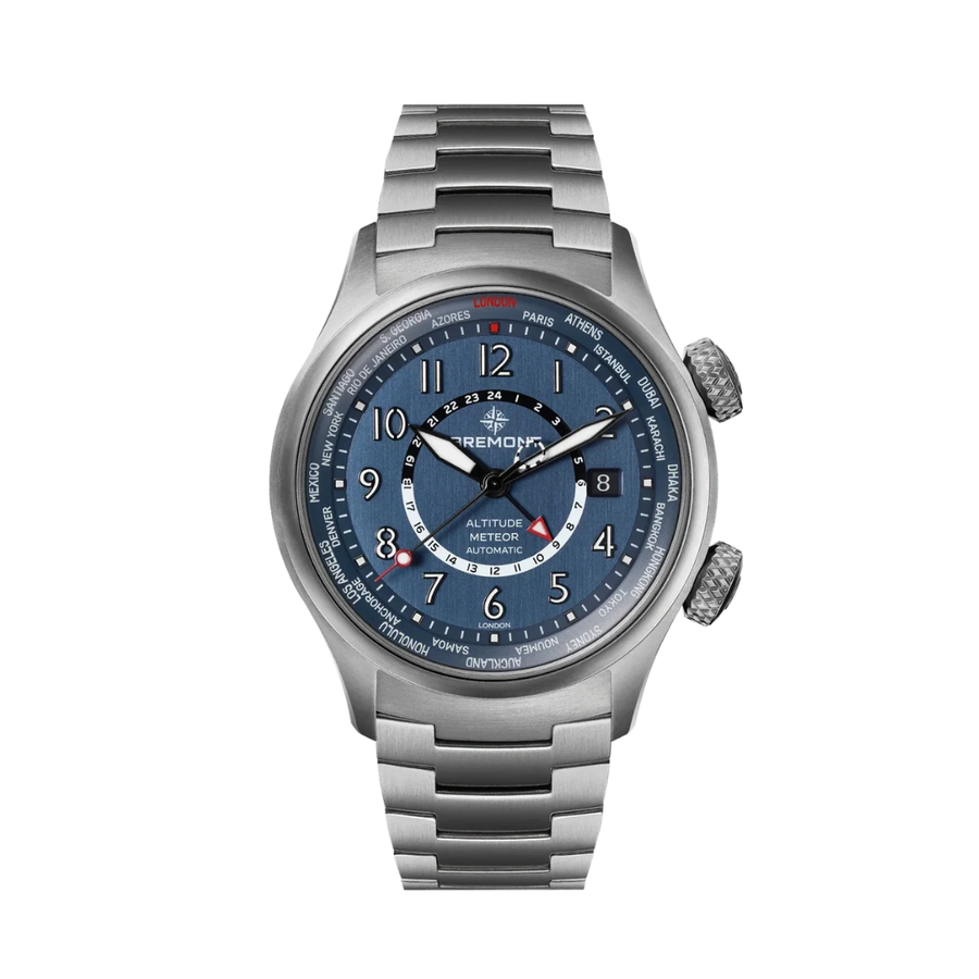Bremont Altitude MB Meteor Time Zones Blue