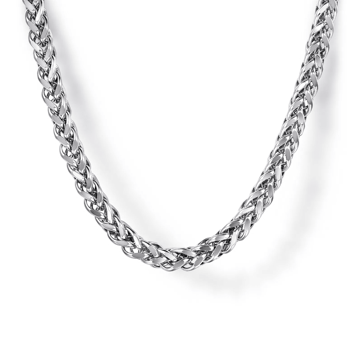 22" 3.2mm 14K Men's Hollow Wheat Chain Necklace NKM7011-22W4JJJ