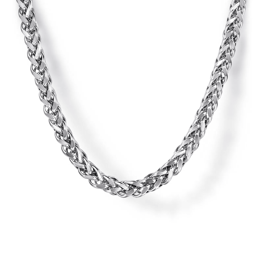 22" 3.2mm 14K Men's Hollow Wheat Chain Necklace NKM7011-22W4JJJ