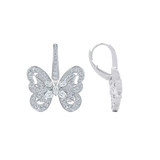 De Beers Portraits of Nature Butterfly Earrings-De Beers Portraits of Nature Butterfly Earrings