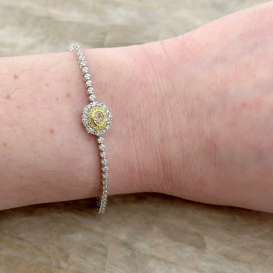 Yellow Diamond Bracelet