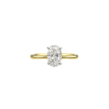 3.31 GVS2 Oval Brilliant Cut Diamond Solitaire Engagement Ring-3.31 GVS2 Oval Brilliant Cut Diamond Solitaire Engagement Ring