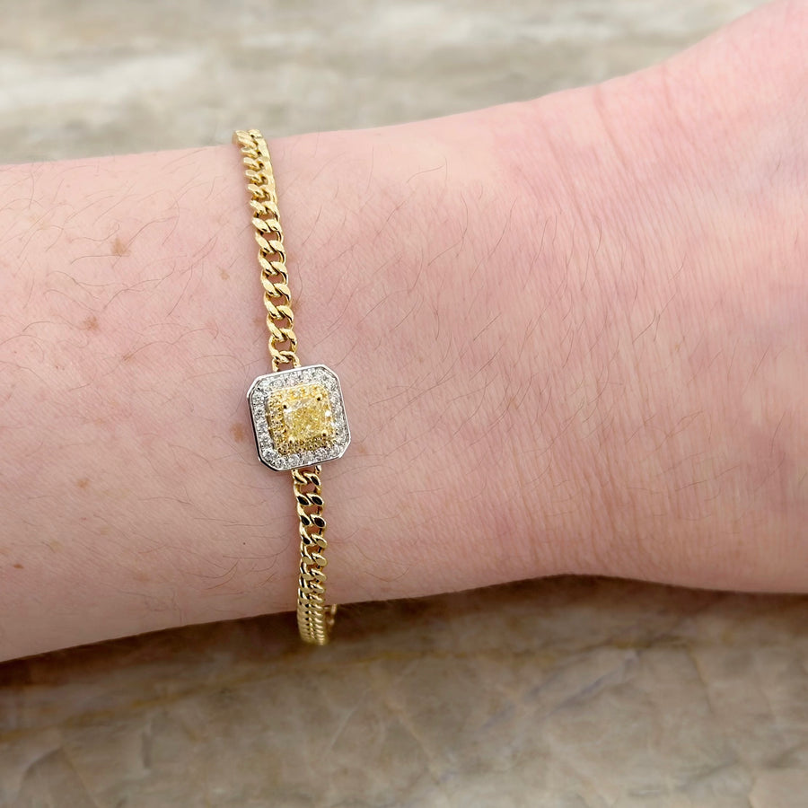 Yellow Diamond Bracelet