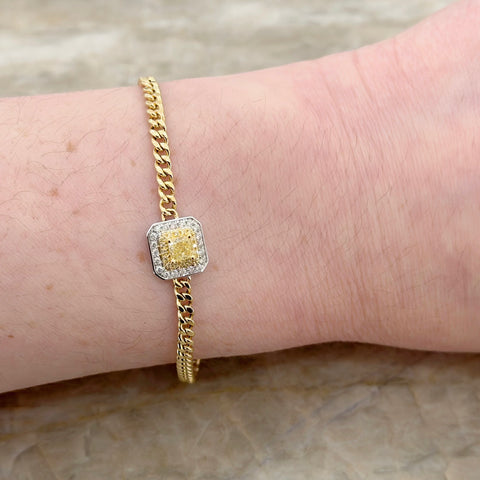 Yellow Diamond Bracelet-Yellow Diamond Bracelet