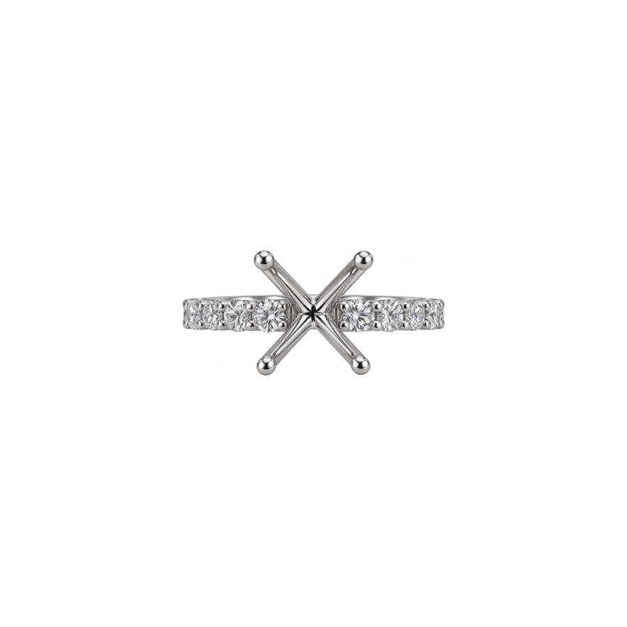 4-Prong Diamond Mounting Ring - DMNEL01090