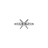 4-Prong Diamond Mounting Ring-4-Prong Diamond Mounting Ring - DMNEL01090