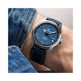 Bremont Altitude 39mm Date Steel Blue Leather-Bremont Altitude 39mm Date Steel Blue Leather