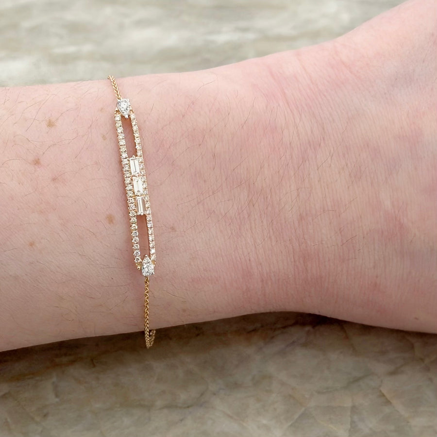 Diamond Chain Bracelet