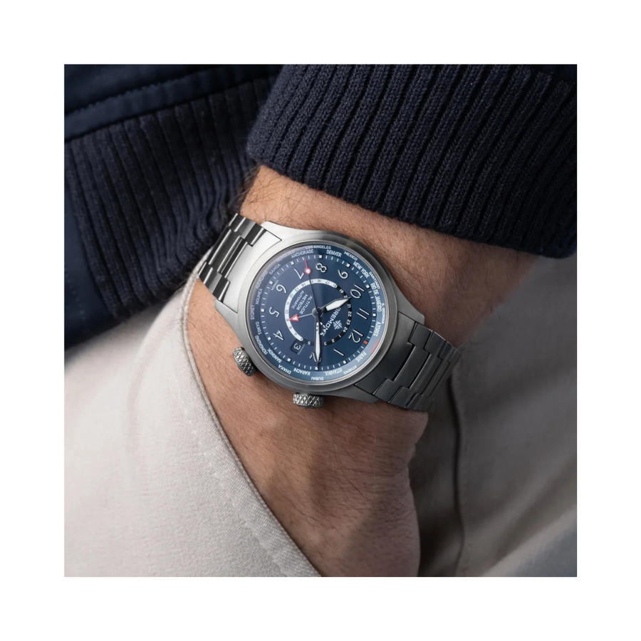 Bremont Altitude MB Meteor Time Zones Blue