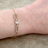 Diamond Chain Bracelet-Diamond Chain Bracelet