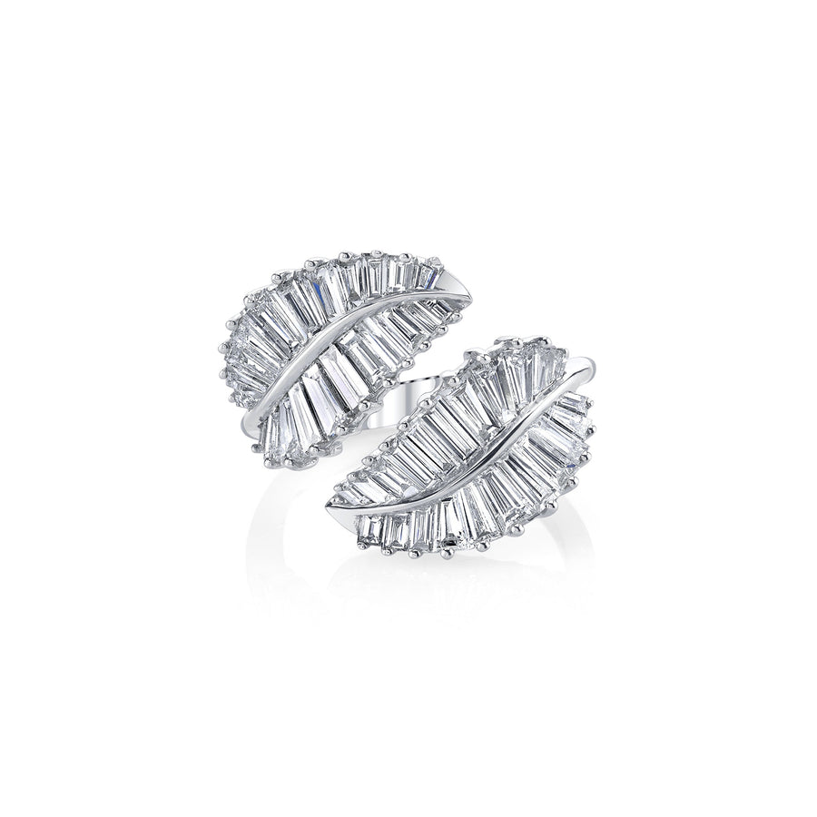 Anita Ko Classic Palm Leaf Diamond Ring