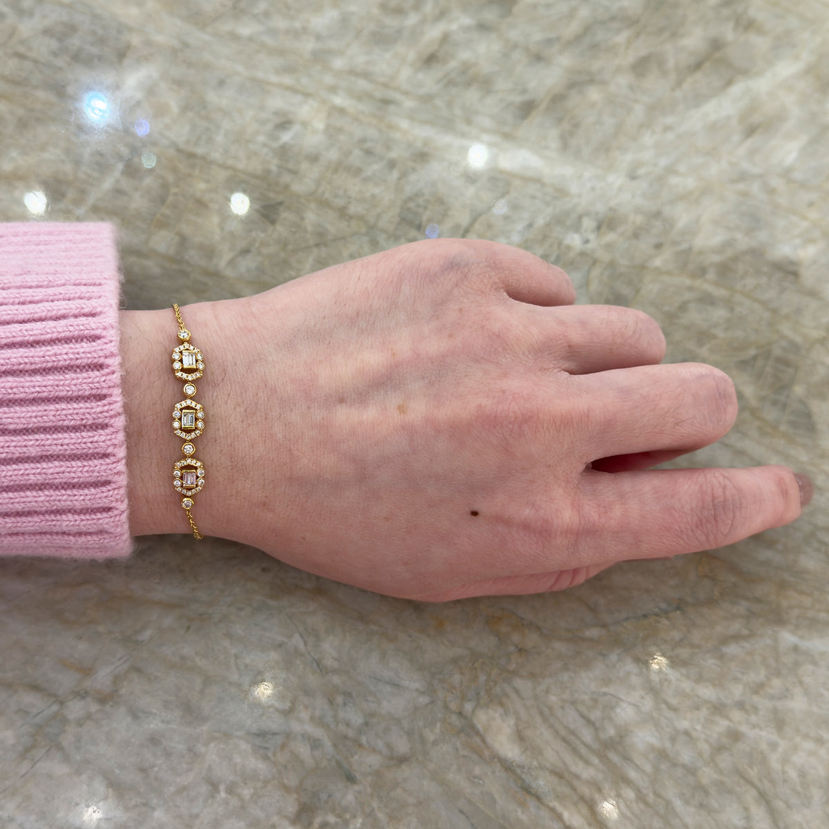 Diamond Chain Bracelet