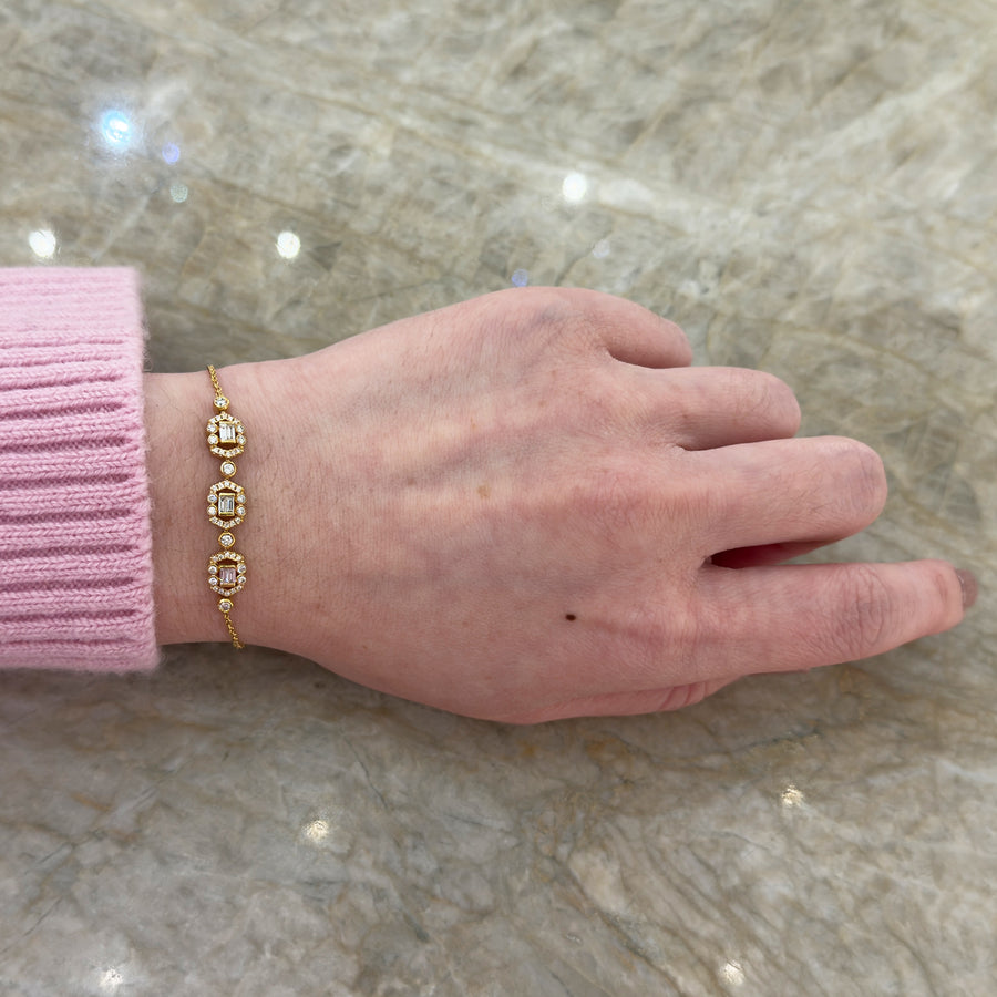 Diamond Chain Bracelet