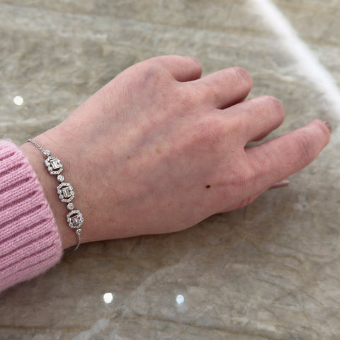 Diamond Chain Bracelet-Diamond Chain Bracelet