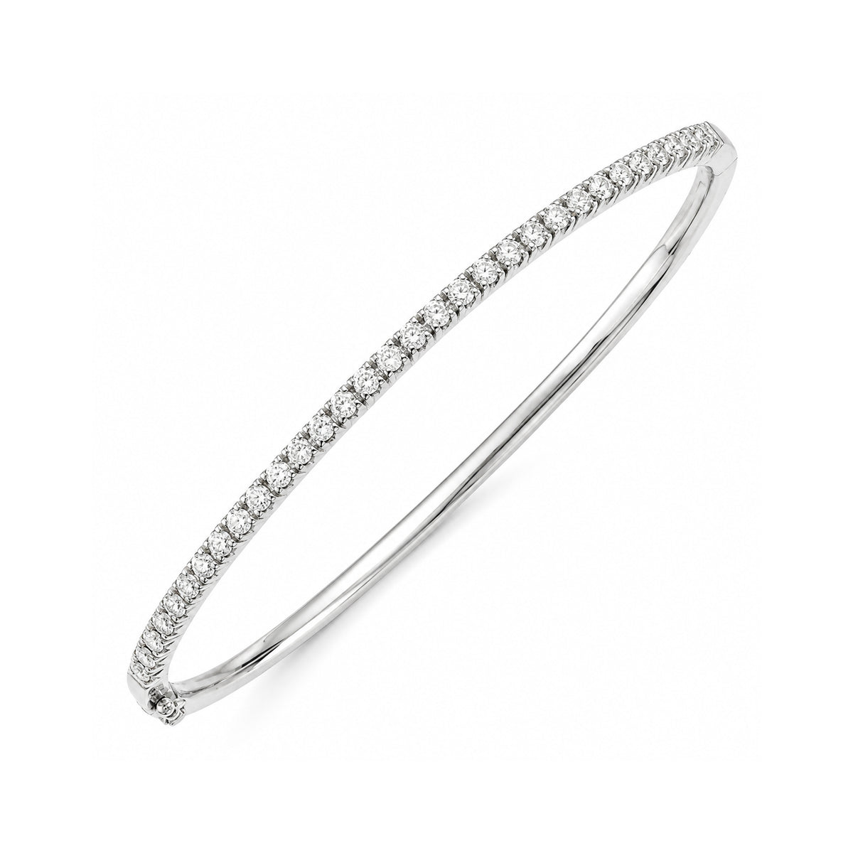 Diamond Halfway Bangle