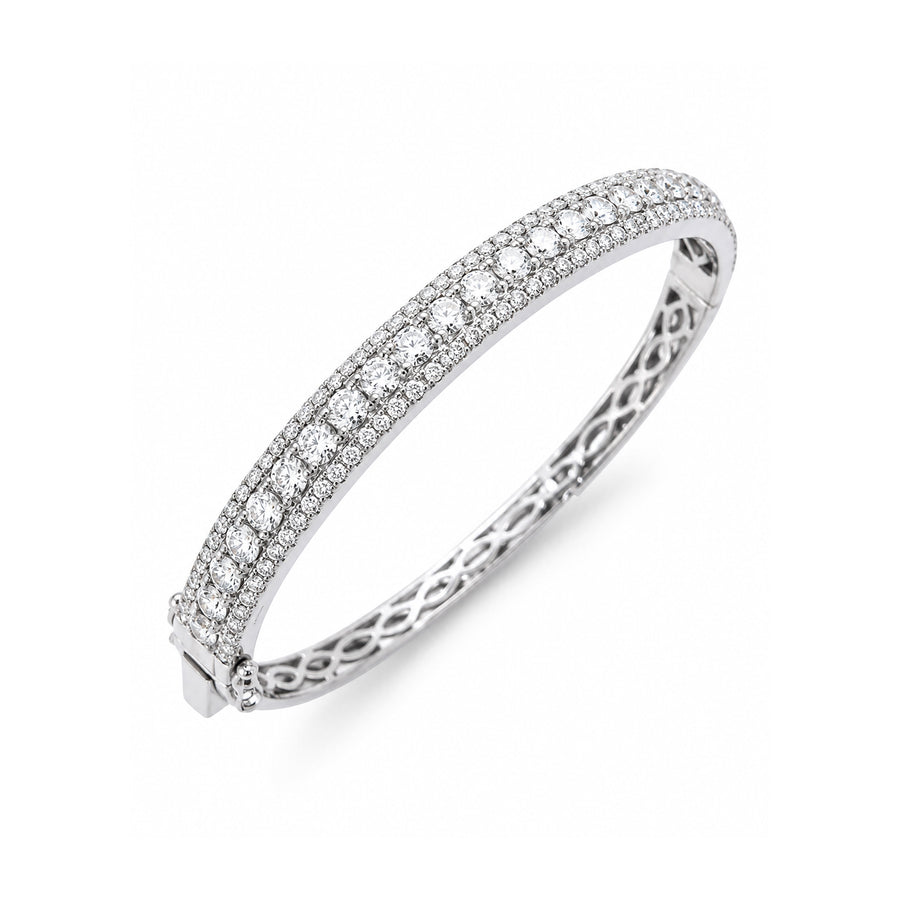 Diamond Halfway Bangle