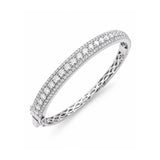 Diamond Halfway Bangle-Diamond Halfway Bangle