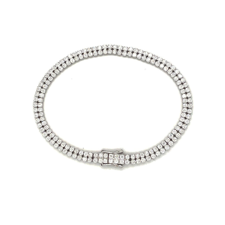 Diamond Double Row Bracelet