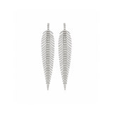Leaf Diamond Earrings-Leaf Diamond Earrings