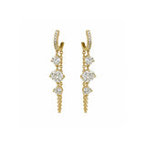 Rahaminov Diamonds Drop Earrings-Rahaminov Diamonds Drop Earrings