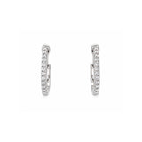 Diamond Huggie Earrings-Diamond Huggie Earrings