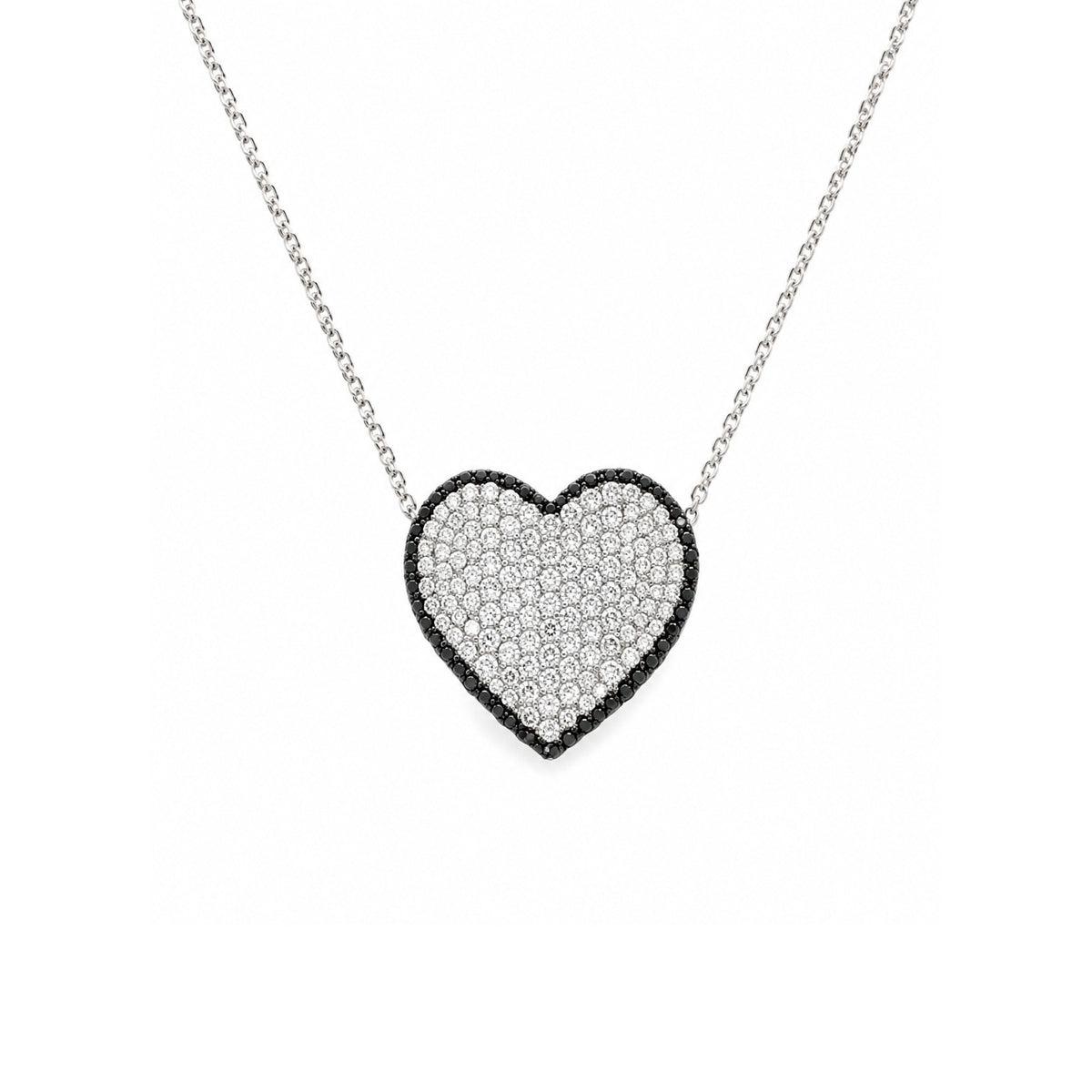 Bez Ambar Heart Diamond Necklace