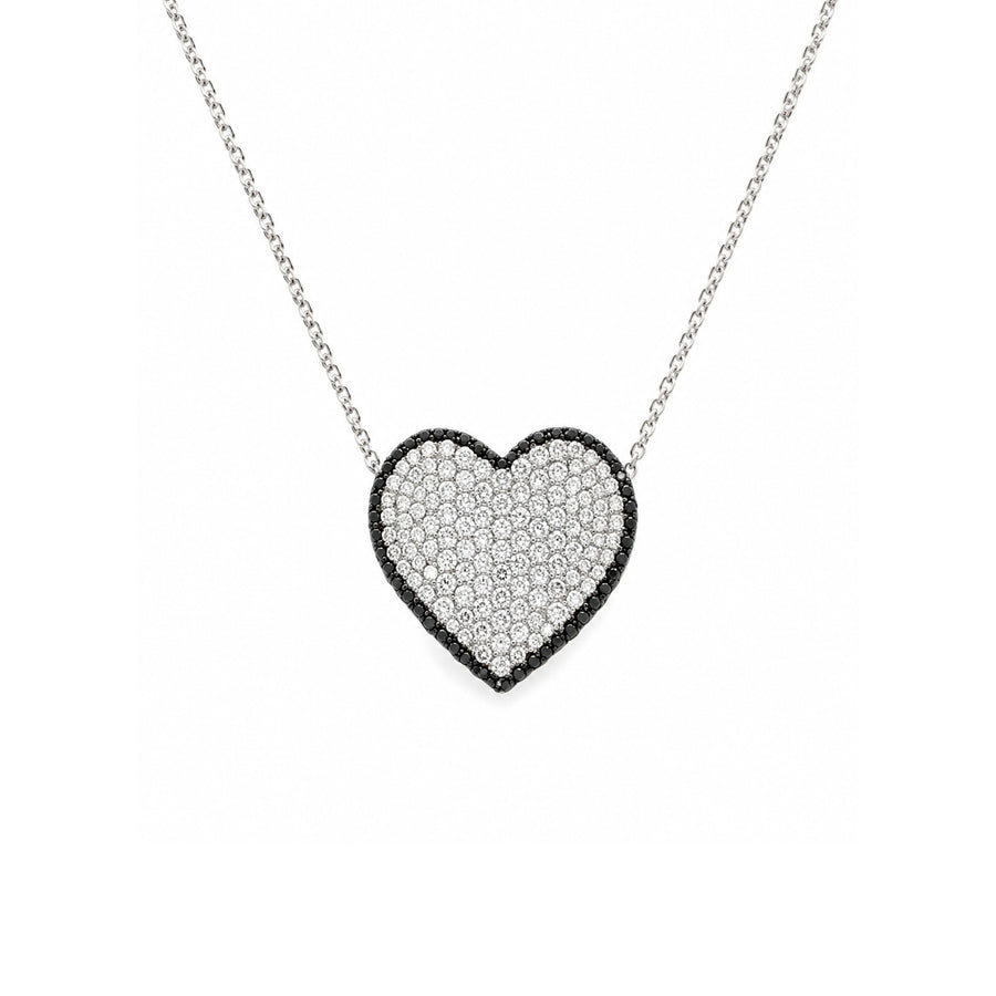 Bez Ambar Heart Diamond Necklace