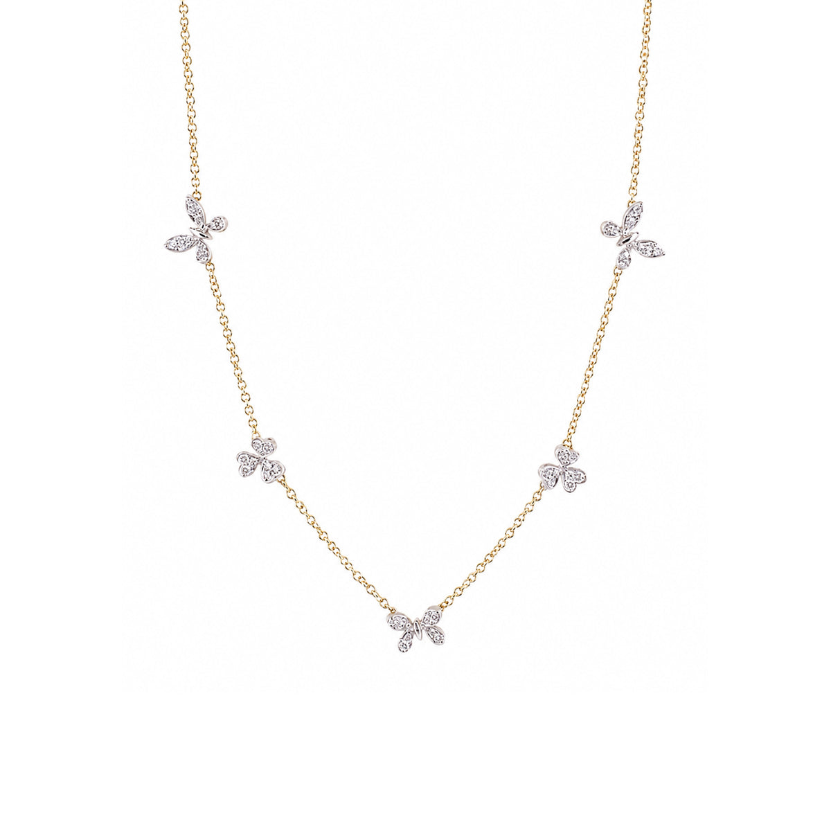 Diamond Butterfly Station Chain