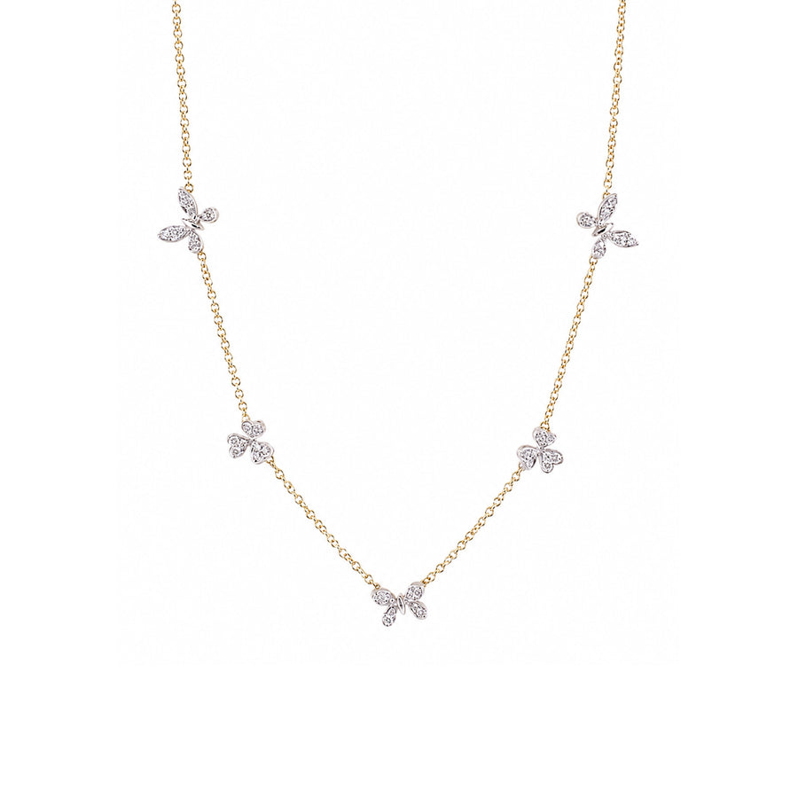 Diamond Butterfly Station Chain