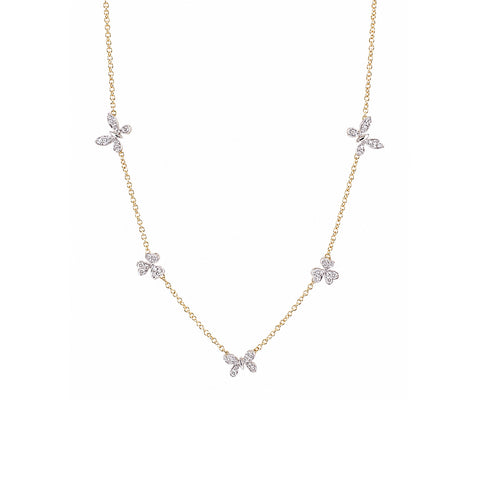 Diamond Butterfly Station Chain-Diamond Butterfly Station Chain