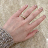 Pave Diamond Halfway Ring-Pave Diamond Halfway Ring