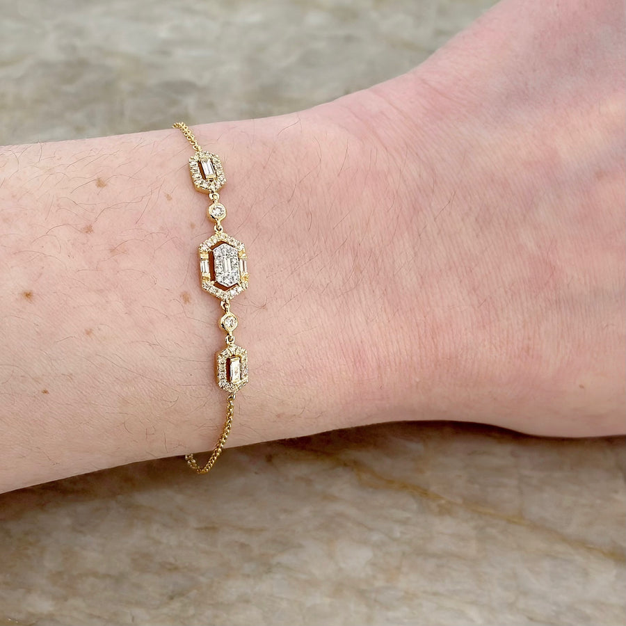Diamond Chain Bracelet