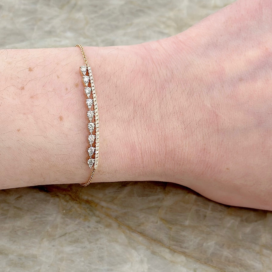 Diamond Chain Bracelet