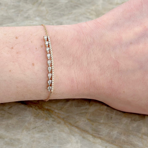 Diamond Chain Bracelet-Diamond Chain Bracelet