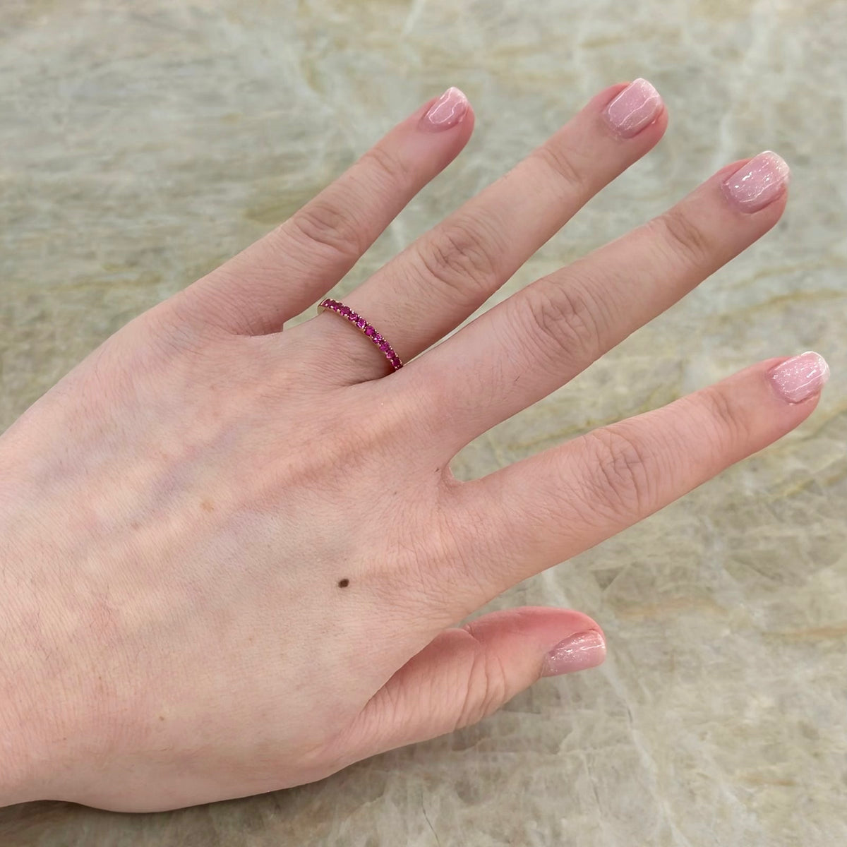 Pink Sapphire Halfway Band