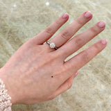 Round Brilliant Cut Diamond Solitaire Engagement Ring-Round Brilliant Cut Diamond Solitaire Engagement Ring