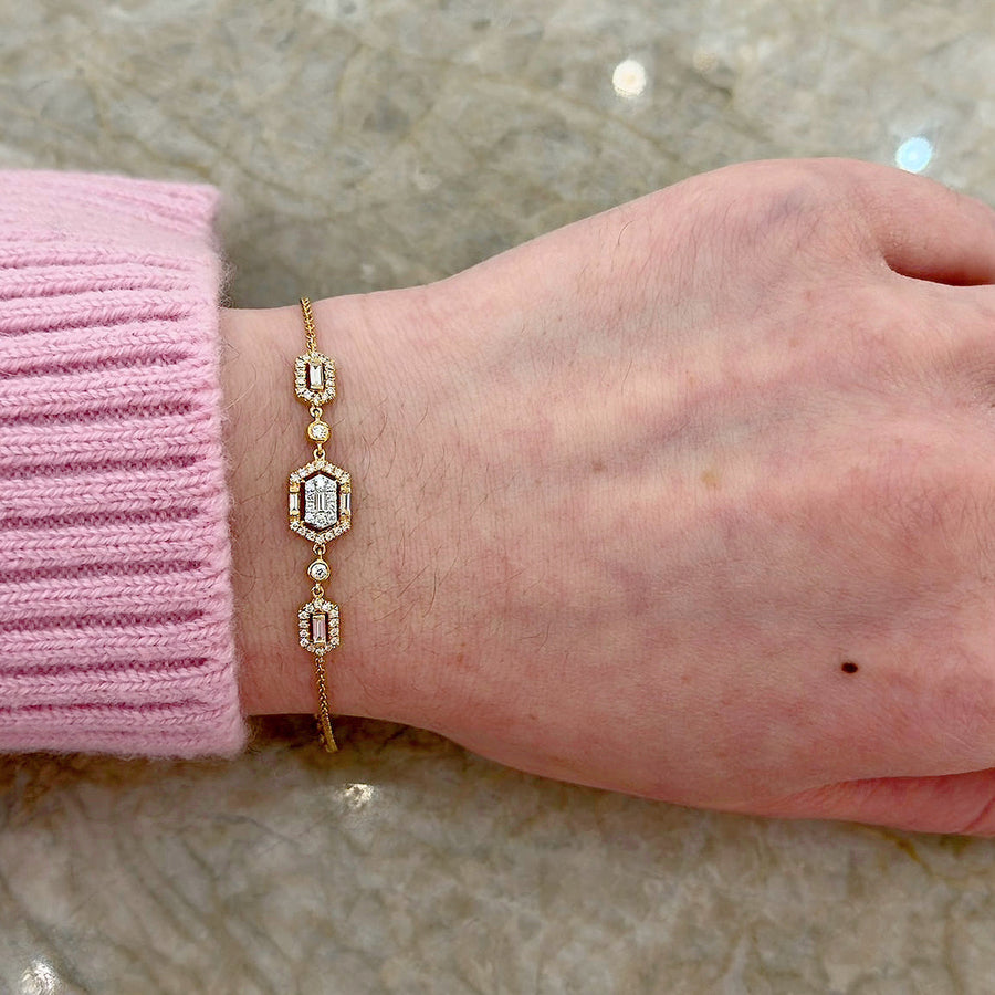 Diamond Chain Bracelet