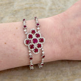 Ruby Diamond Bracelet-Ruby Diamond Bracelet