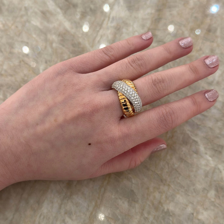 Diamond Twist Ring