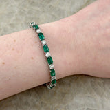 JB Star Emerald Diamond Bracelet-JB Star Emerald Diamond Bracelet