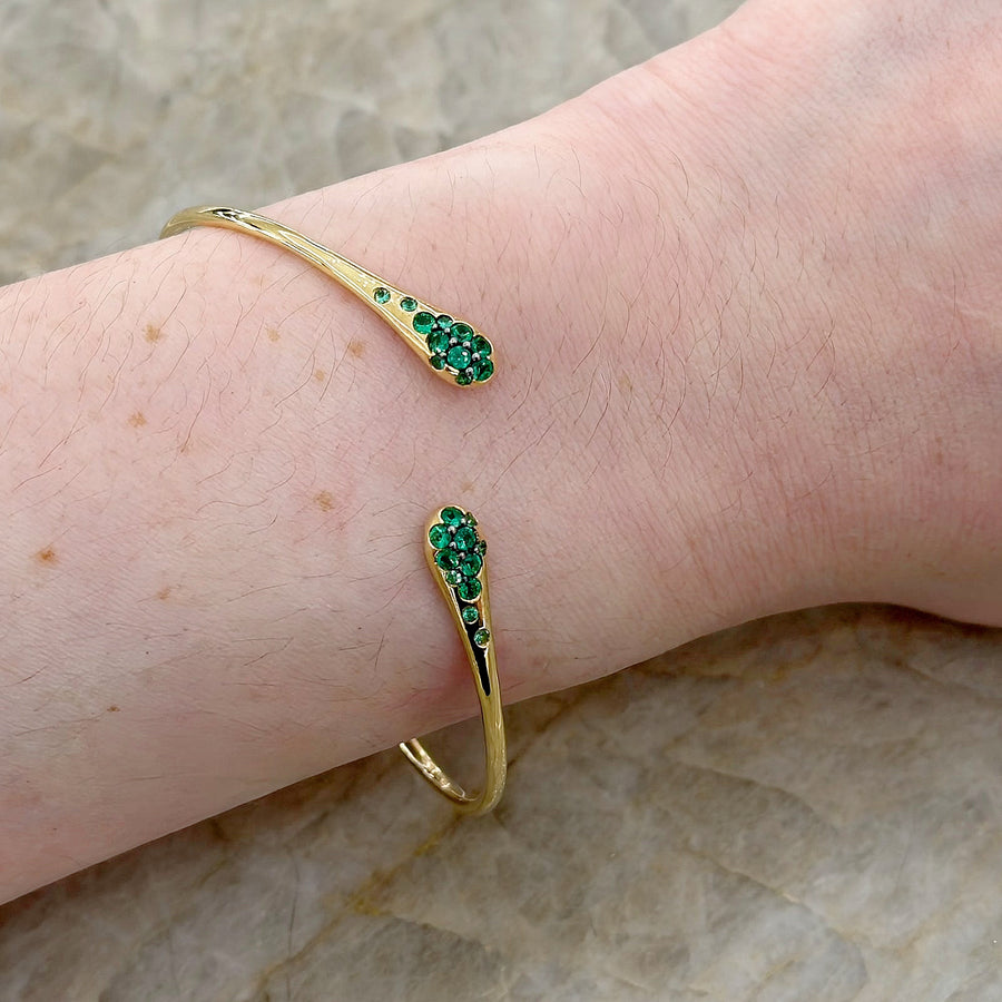 UGO Cala Emerald Flex Bangle