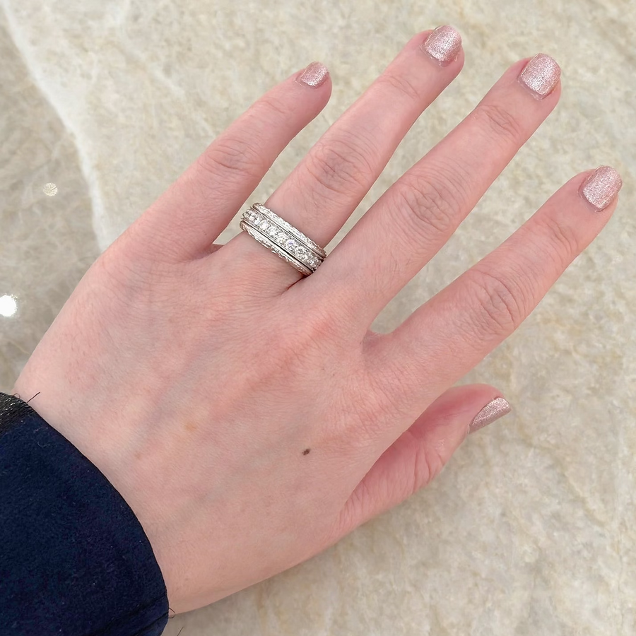 Platinum Diamond Eternity Band