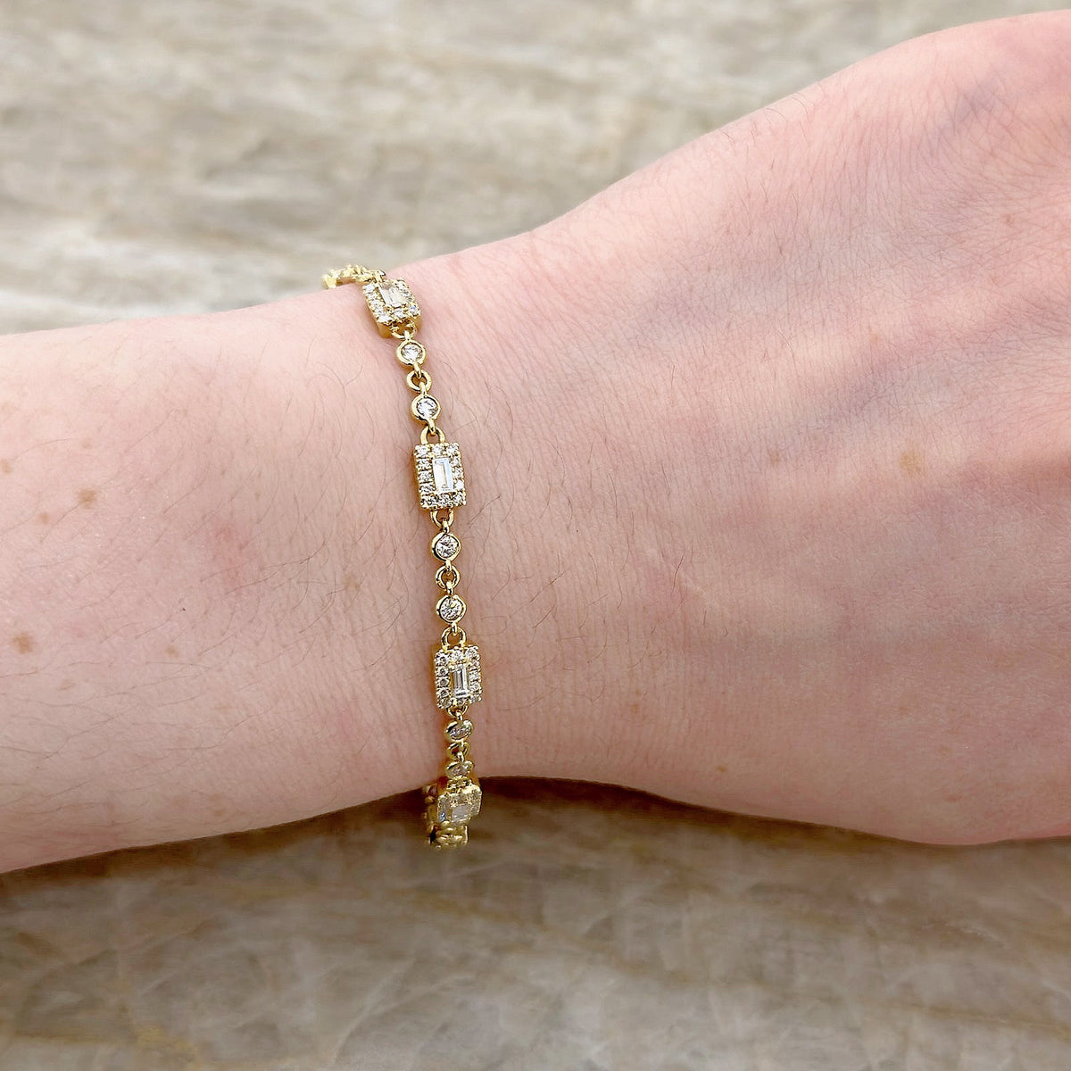 Diamond Line Bracelet