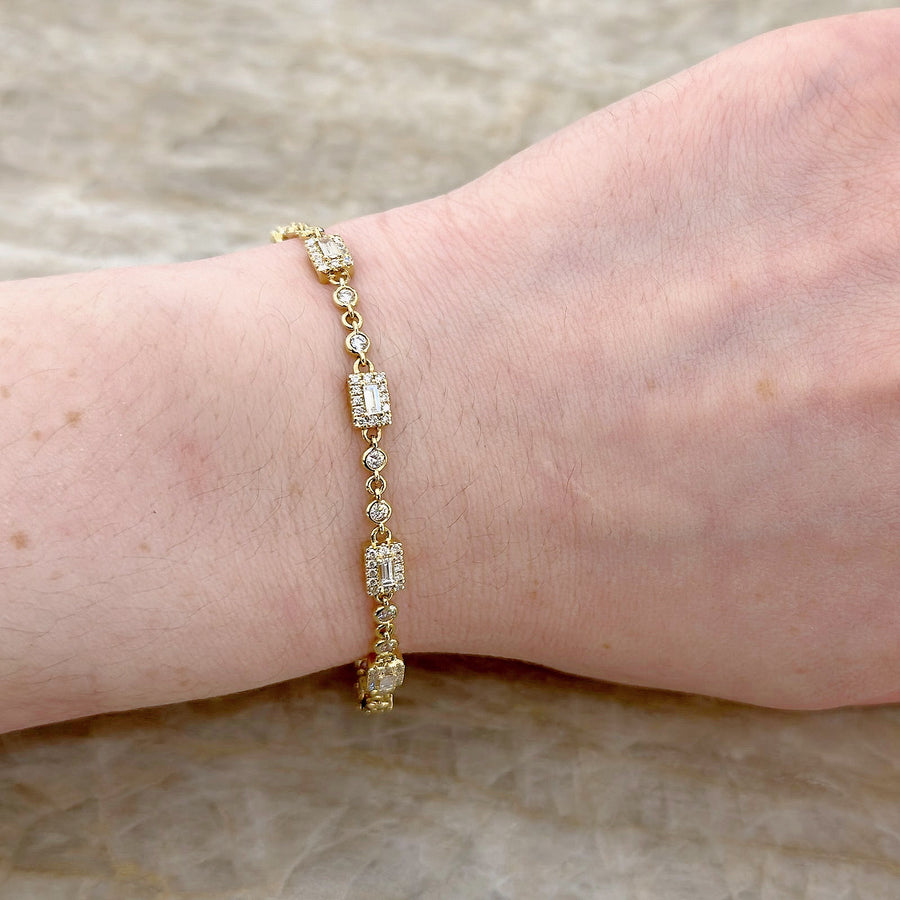 Diamond Line Bracelet