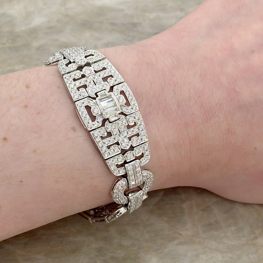 Diamond Wide Bracelet