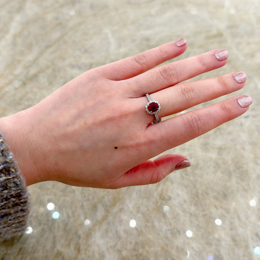 Ruby Diamond Ring