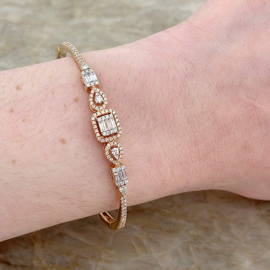 Diamond Halfway Bracelet