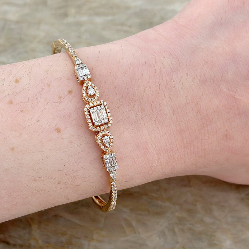 Diamond Halfway Bracelet-Diamond Halfway Bracelet